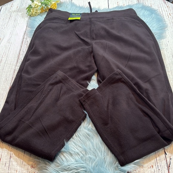 NWT Tek Gear Straight Mid Rise Fleece Black Pants sz XL - Picture 8 of 8